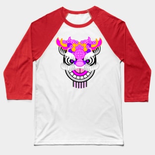 CNY: YEAR OF THE TIGER - LADY LION HEAD Baseball T-Shirt